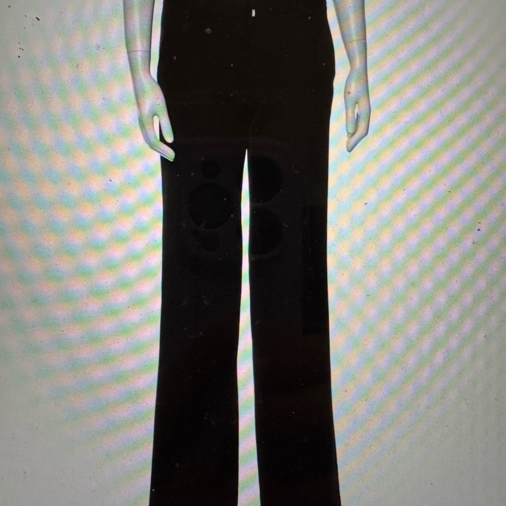 Theory Black Tailored Wool Pants